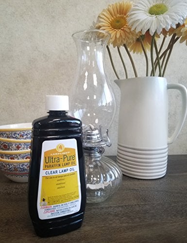 Lamplight 18 oz. Ultra-Pure Lamp Oil - liquid paraffin oil for indoor use, sootless, smokeless and odorless, clear, emergency kit 60014 - Image 3