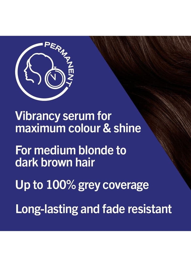 Schwarzkopf - LIVE Intense Colour Long Lasting Permanent Brown Hair Dye With Built in Vibrancy Serum Up To 100 percent Grey Coverage Tempting Chocolate 880 - Image 1