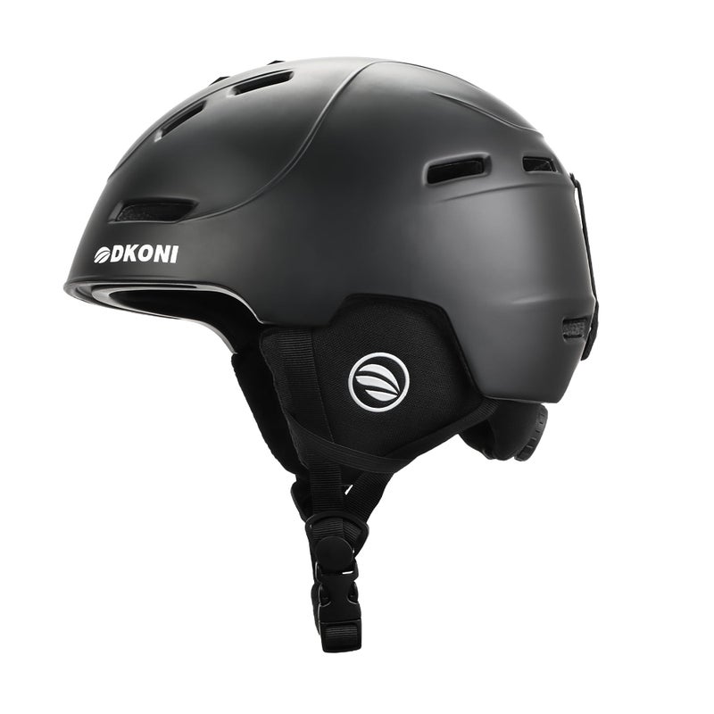 DKONI Ski Helmet for Adults (Large, Black) - Image 1