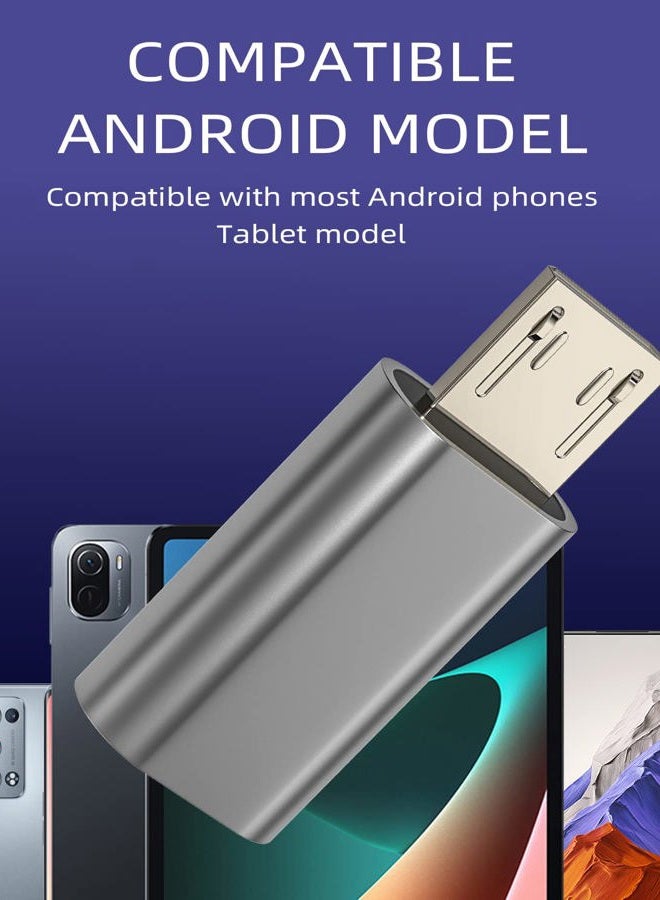 HOYULLI Lightning Female to Micro USB Male Adapter(3Pack)Android Converter for Ipad Samsung Galaxy S7 S6 Edge Nexus 5 Note 6 LG Charge Data Sync Charging Connector Port for iPhone 14 Pro Max 7 8 X Mini Cable - Image 5