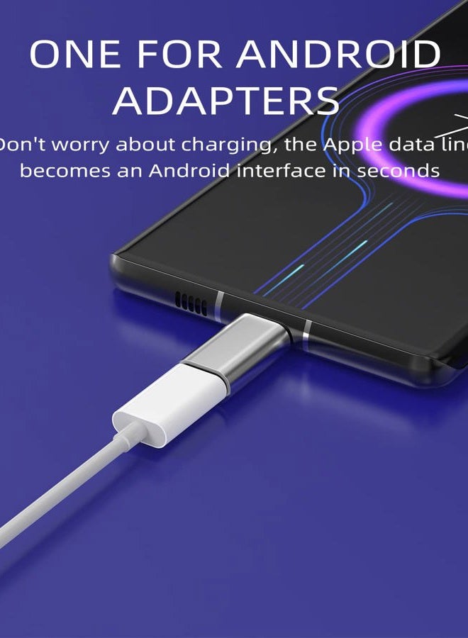HOYULLI Lightning Female to Micro USB Male Adapter(3Pack)Android Converter for Ipad Samsung Galaxy S7 S6 Edge Nexus 5 Note 6 LG Charge Data Sync Charging Connector Port for iPhone 14 Pro Max 7 8 X Mini Cable - Image 3