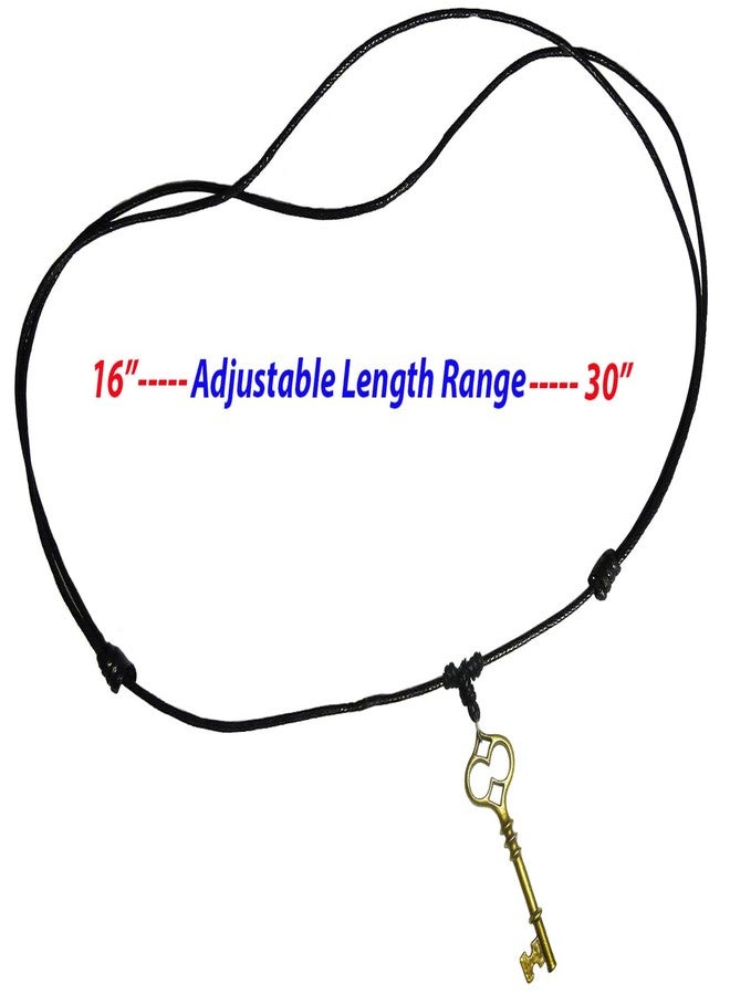 Bijoux De Ja قلادة مفتاح قلعة سكلتون سلتيك برونزية عتيقة مع سحر قابل للتعديل - Image 5