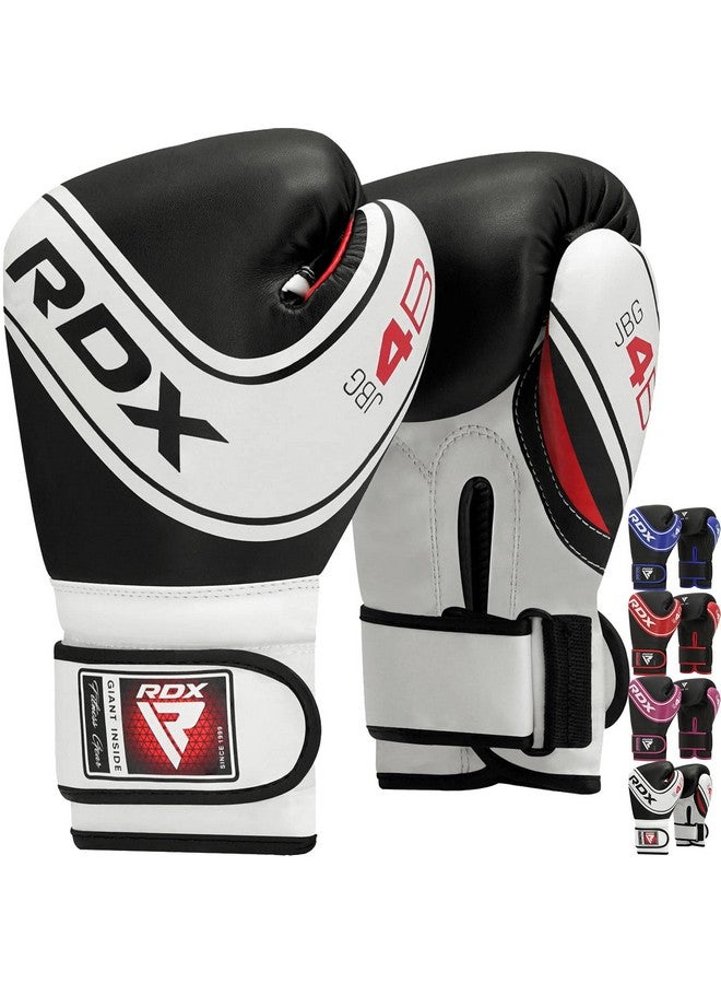 Kids Boxing Gloves, 6Oz 4Oz Junior Training Mitts, Maya Hide Leather Ventilated Palm, Muay Thai Sparring Mma Kickboxing Fighting, Punch Bag Speed Ball Focus Pads Punching Workout