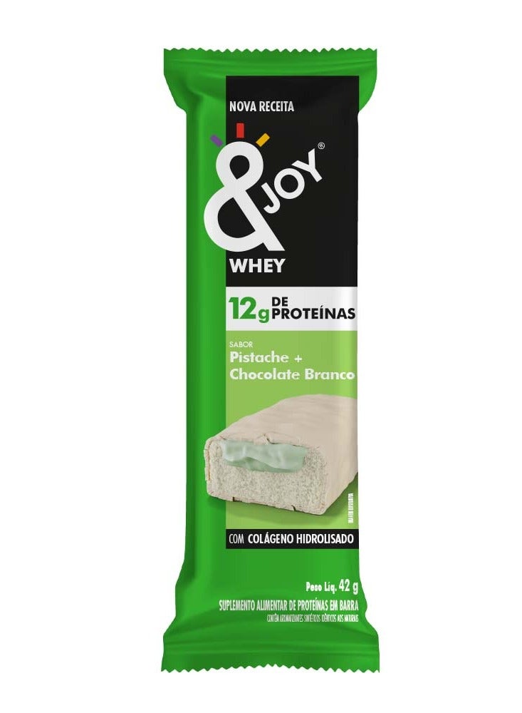 Enjoy snacks  Whey Bar Protein Zero Sugar Pistachio (Pack of 12) - Image 2