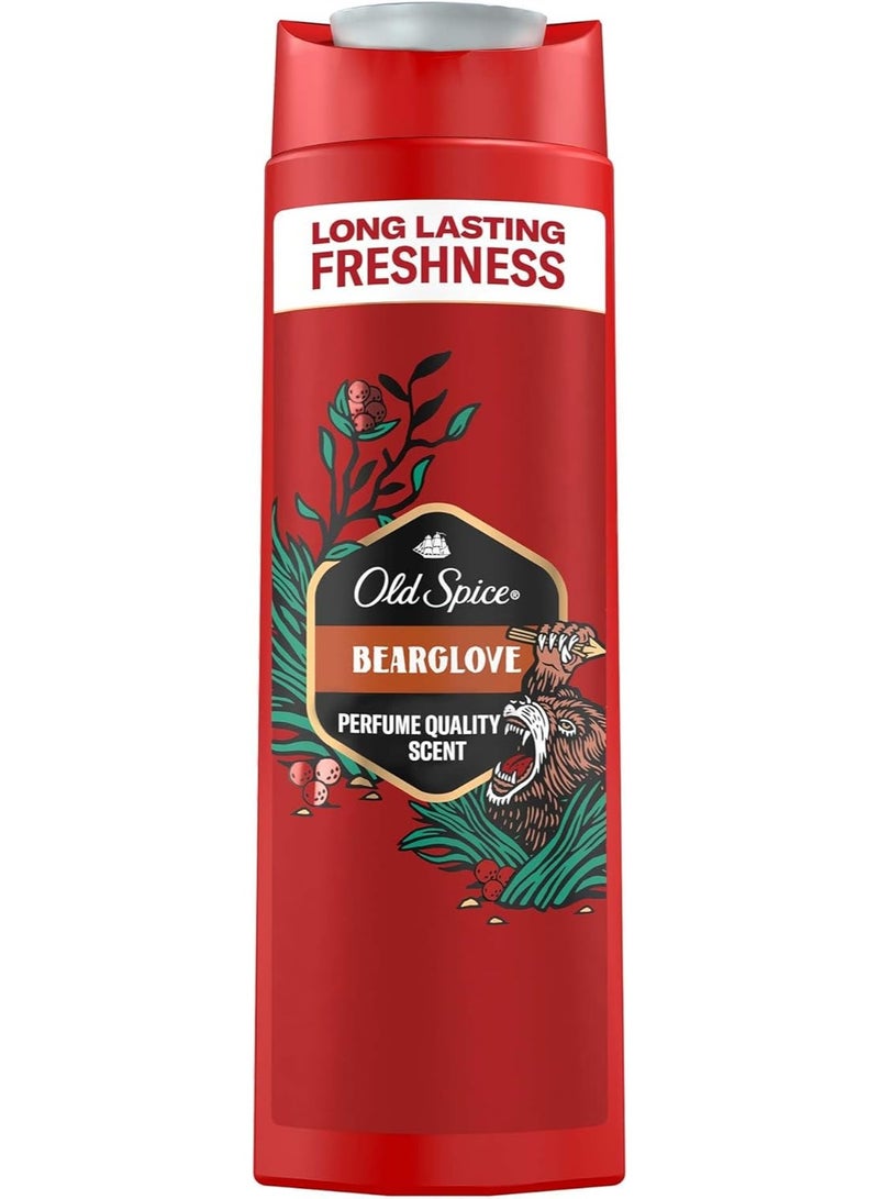 Old Spice Bearglove Long-Lasting Freshness Body Men Shower Gel 400ml - Image 1