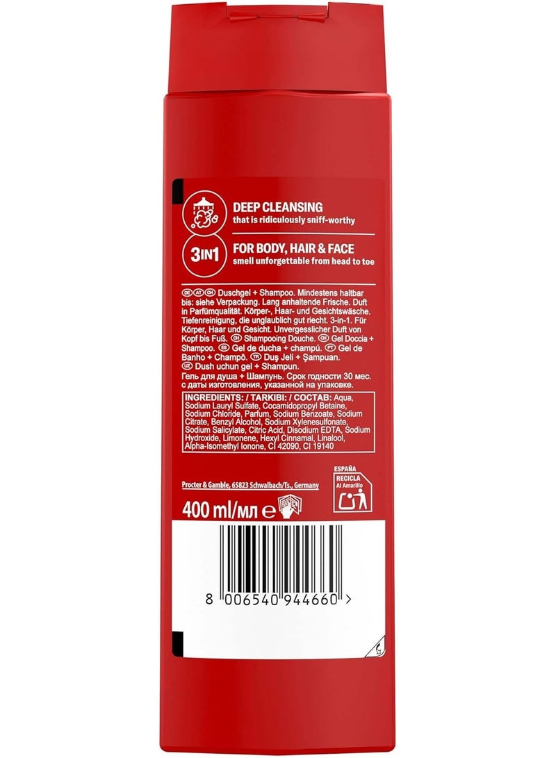Old Spice Bearglove Long-Lasting Freshness Body Men Shower Gel 400ml - Image 3