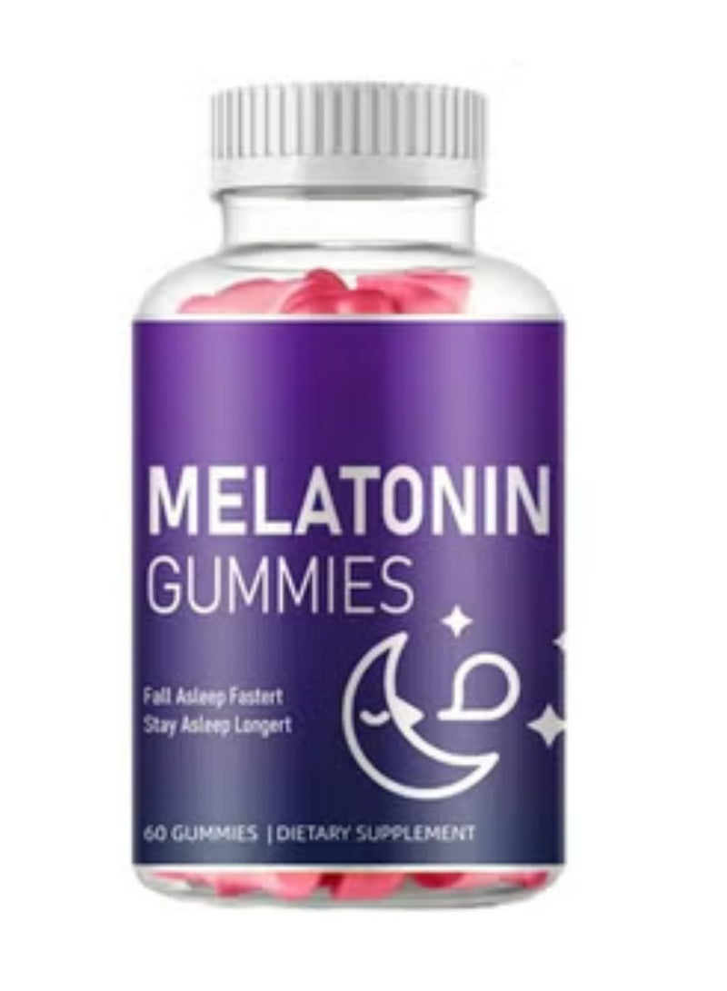 Natrolabs Melatonin Fast Dissolve 60 Tablets Nighttime Sleep Aid Natural Berry Flavor Vegetarian Non GMO Gluten Free  - Image 1