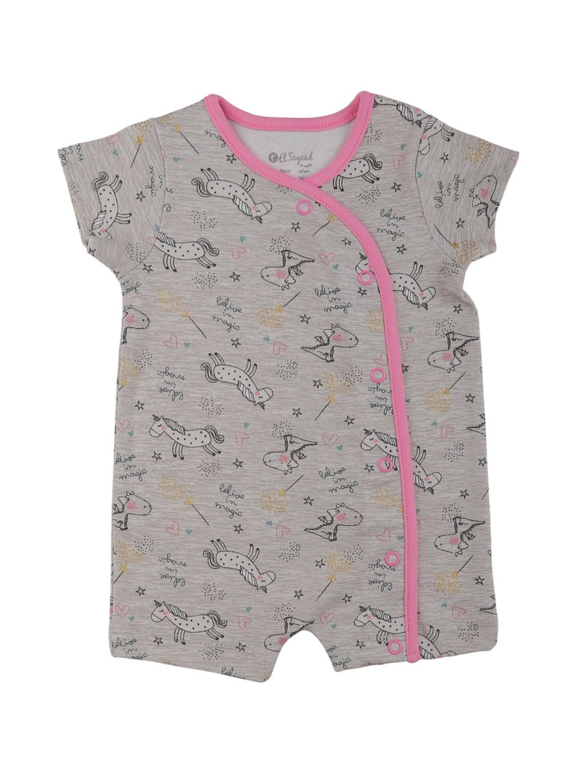 El Sayaad Baby Girl Summer Romper 