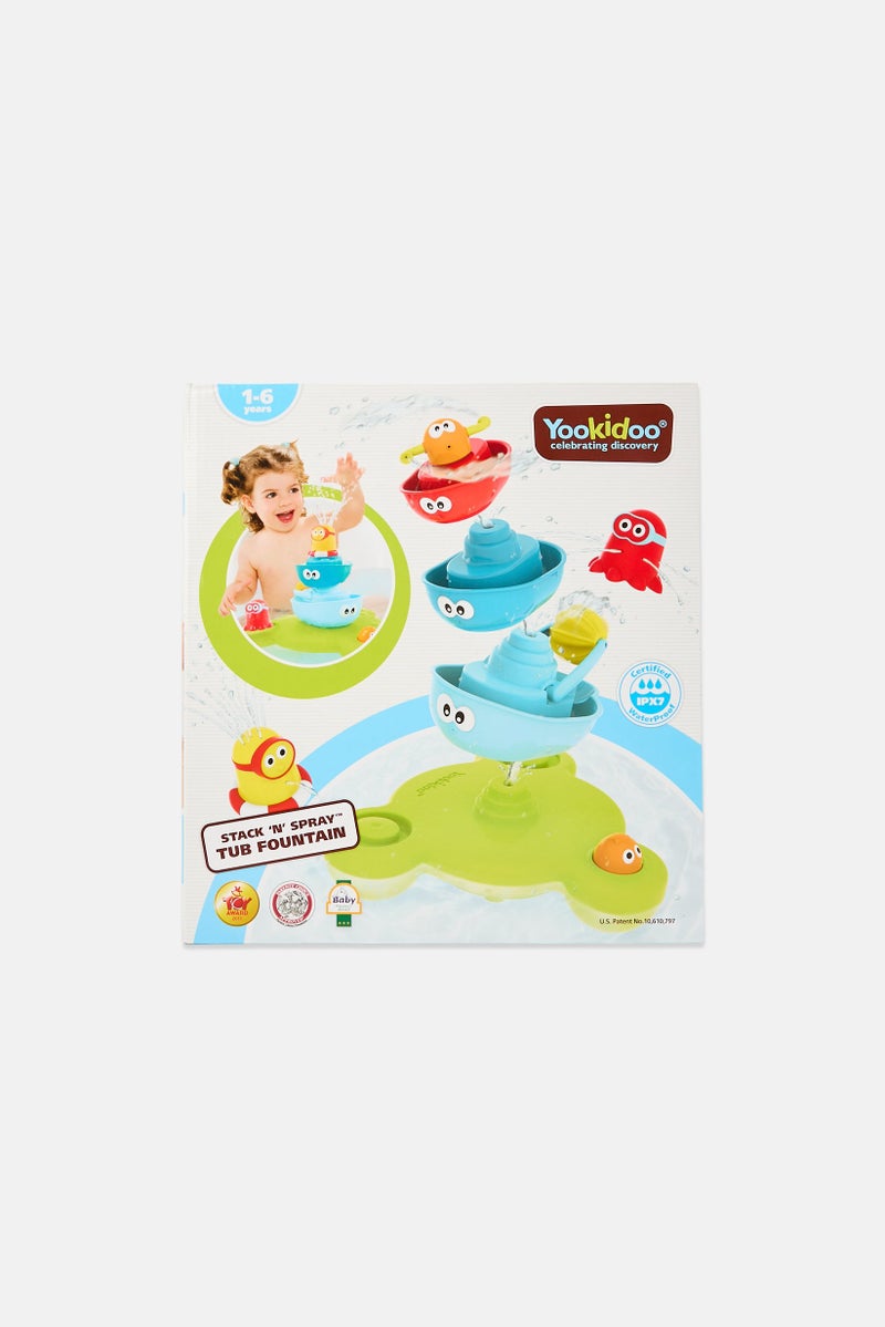 Yookidoo Stack And Spray Stackable Baby Bath Toy - Image 1