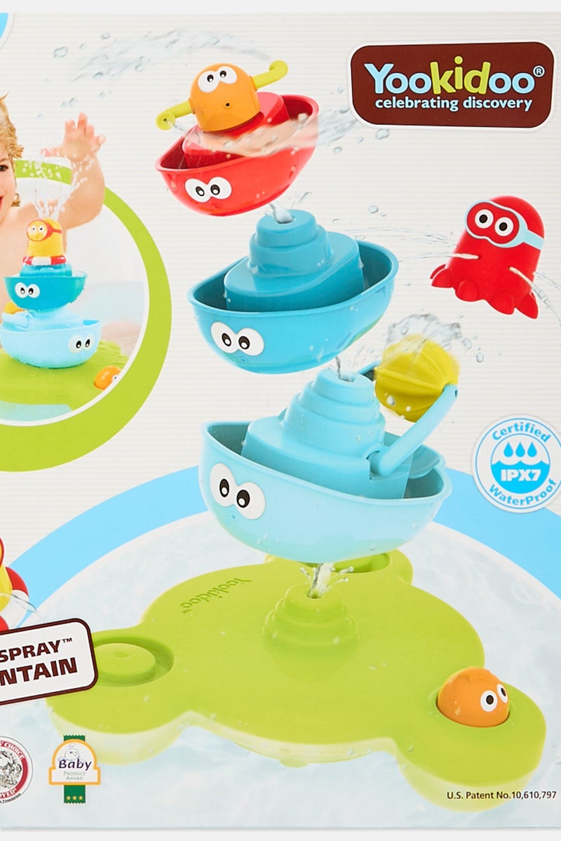 Yookidoo Stack And Spray Stackable Baby Bath Toy - Image 2
