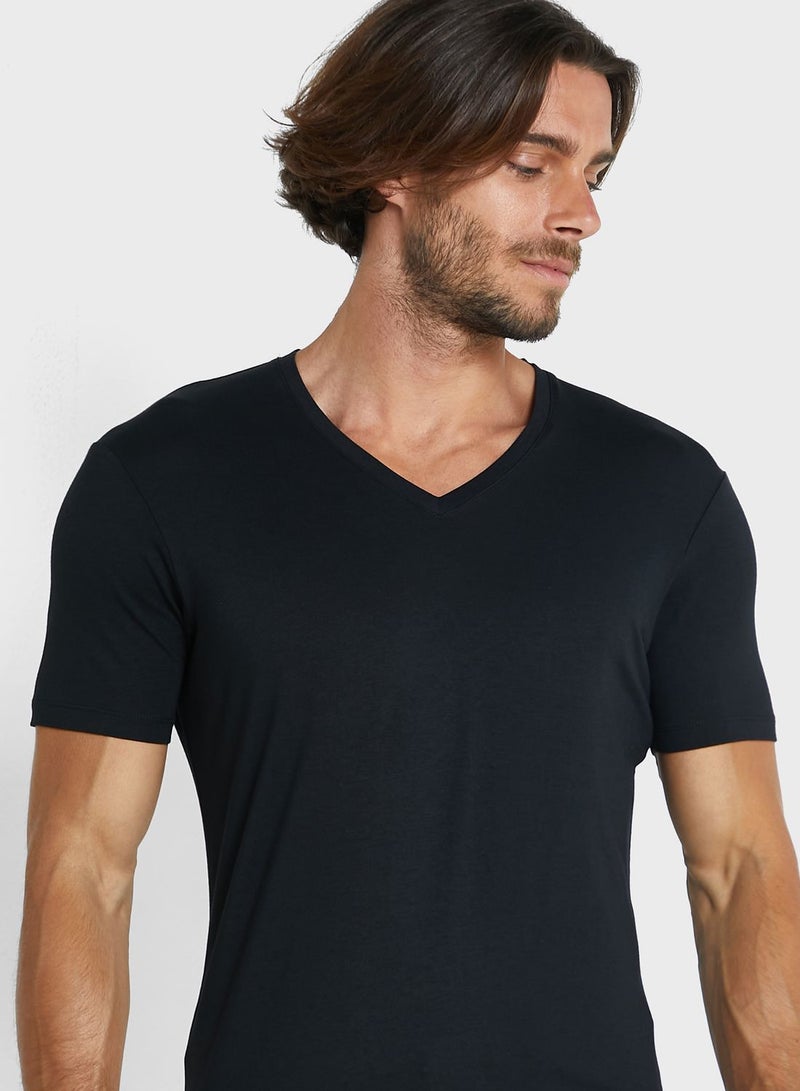 ماركس وسبنسر تيشيرت أساسي بياقة على شكل حرف - Image 3