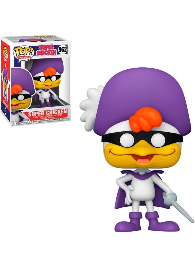 Funko Funko 55286 Pop! Animation: Super Chicken Vinyl Figure  - Image 1