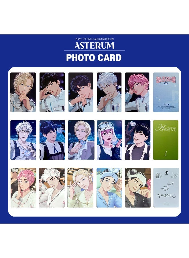 NIBEMINENT 5 Pcs Kpop PLAVE Asterum134-1 OLIVE Lomo Cards Card For Fans Collection Gifts - Image 2