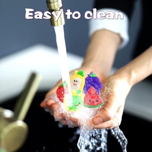 ANAB GI Mochi Squishy Toys, 5 pcs Fruit Squishy Party Favors for Kids Classroom Prize Stress Relief Squishies Bulk Gift for Birthday Pinata Goodie Bag Filler Christmas (Fruit) - Image 3