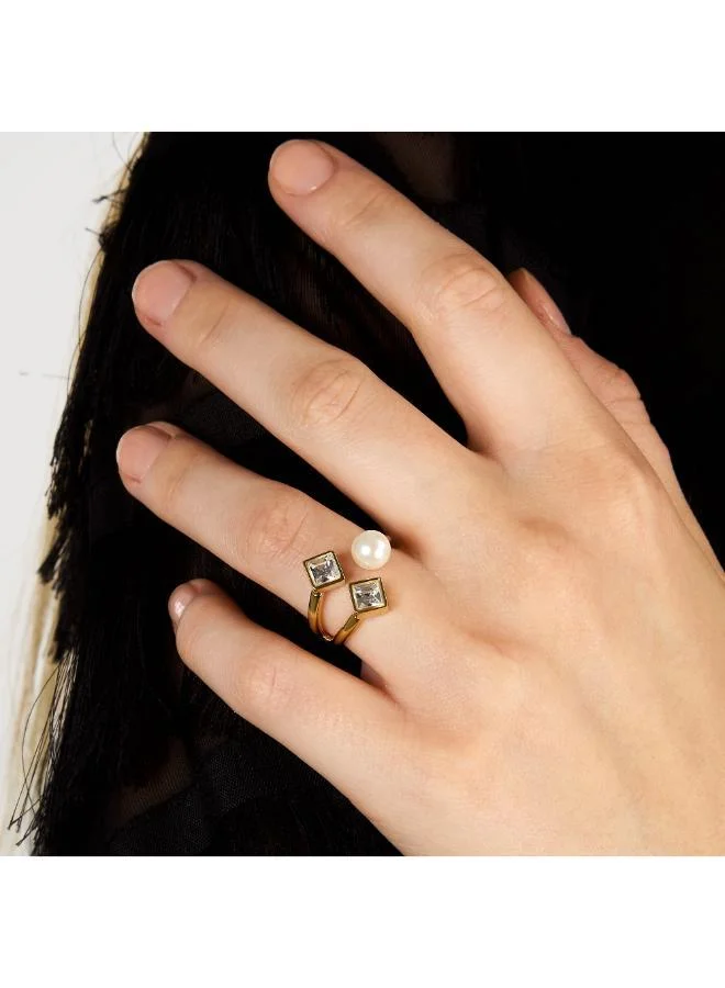 Karl Lagerfeld  Klayr230 Pearl Rings for Women | Best Price UAE