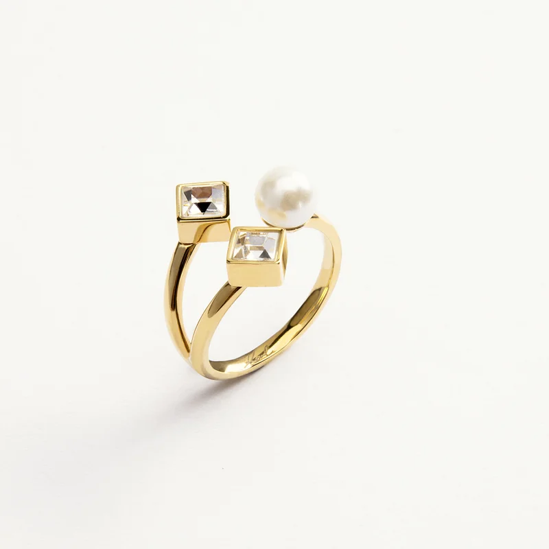 Karl Lagerfeld  Pearl collection Womens's   Ring - KLAYR23012 for Women | Best Price UAE