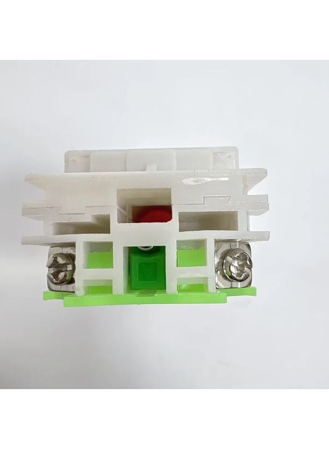 مفتاح توقف طارئ ثقيل DPST، 1 NO 1 NC، 10 أمبير 660 فولت، غطاء عيش الغراب أحمر - Image 4