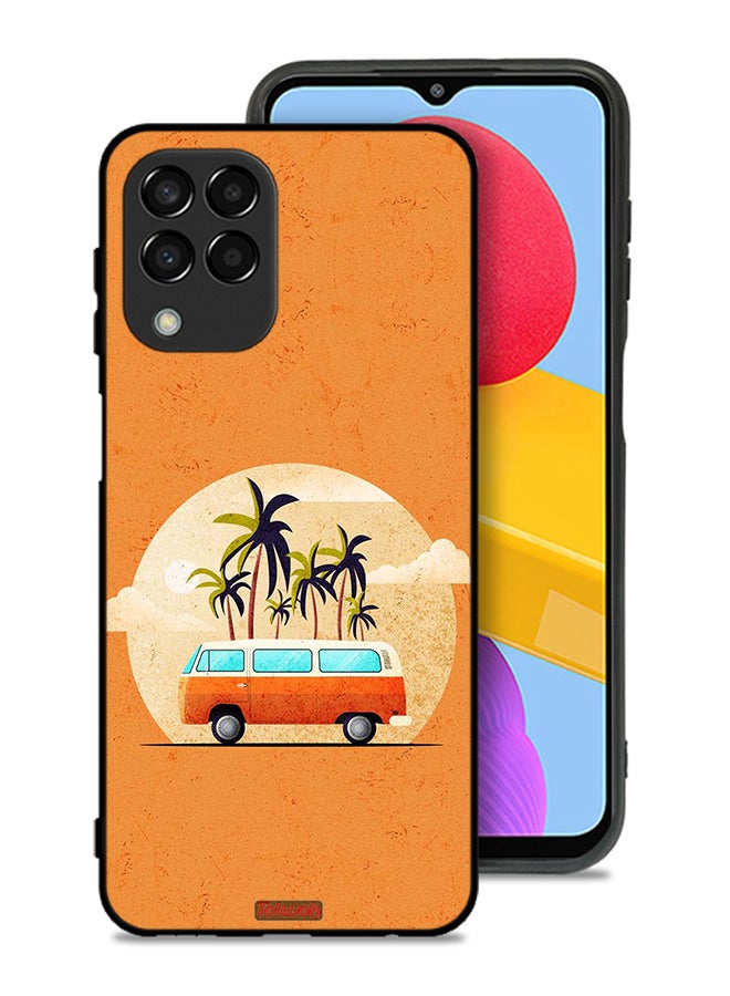 Tolwak Samsung Galaxy M33 Protective Case Cover Bus Art - Image 1