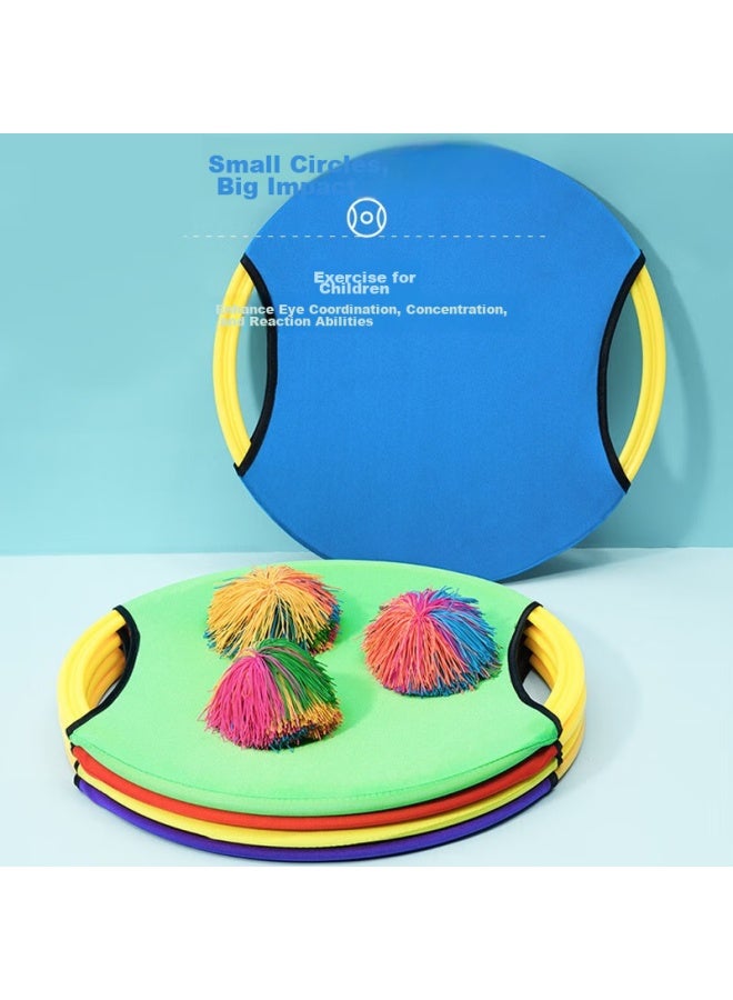 Martin Brothers 2-pack Children's Bouncy Ring Catch Ball Toy, 3-6 Years Old, Sandbag Tray, Sensory Integration Training Toy, Birthday Gift - Image 2