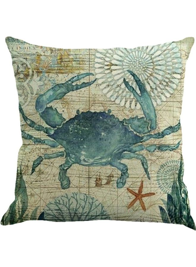 غطاء وسادة ديكور مزين بطبعة متعدد الألوان 20x20سم