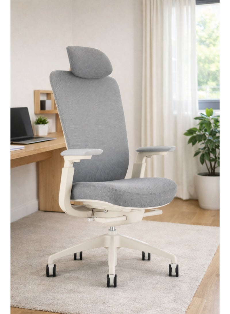 Damons Neza Ergonomic Mesh Office Chair with Adjustable Seat Adjustable Height High Back Reclining Chair Adjustable Armrests Executive Desk Chair Home Office Chair Comfortable Computer Gaming Chair With Silent Swivel Wheels - Image 1