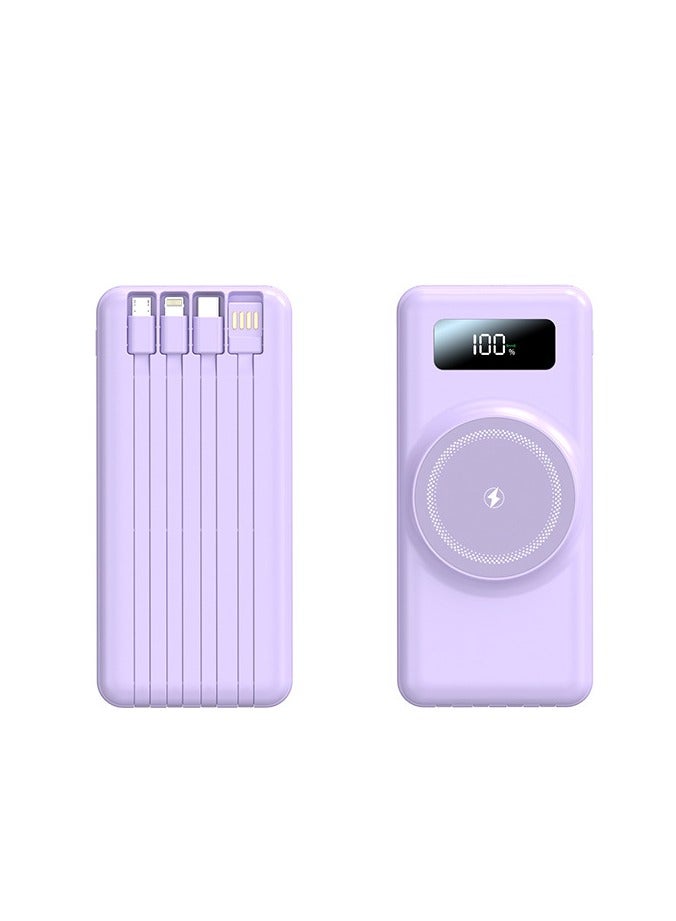 22.5W fast power bank 10000mAh magnetic wireless charging with built-in Magsafe mobile power bank - Image 1