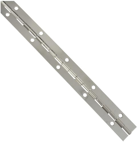 National Hardware مفصلة مستمرة من ناتشونال هاردوير N265-371 V570 بالنيكل، 1-1/16" × 12" - Image 1