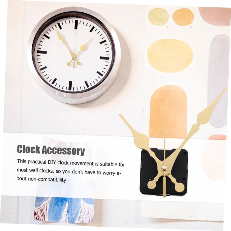 Quartz Clock Movement Kit With 4 Sets Clock Hands And Accessories For DIY Wall Clock Repair - Image 4