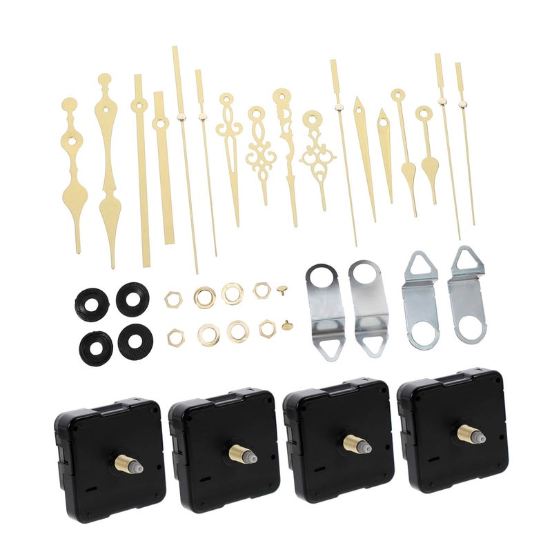 Quartz Clock Movement Kit With 4 Sets Clock Hands And Accessories For DIY Wall Clock Repair - Image 2