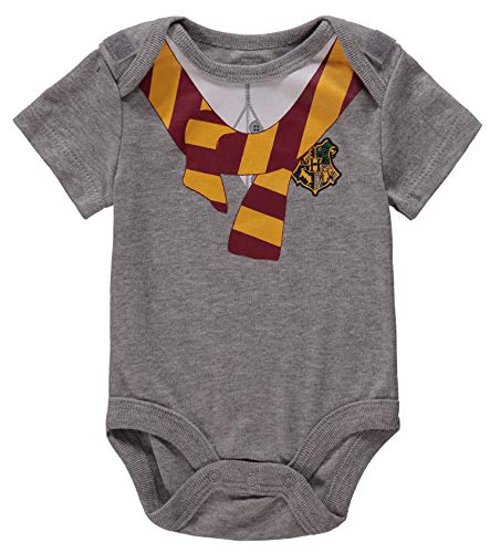 Harry Potter Baby Boys Gryffindor Cosplay Bodysuit with Detachable Cape - Baby Costume Outfit (3-6M) - Image 2