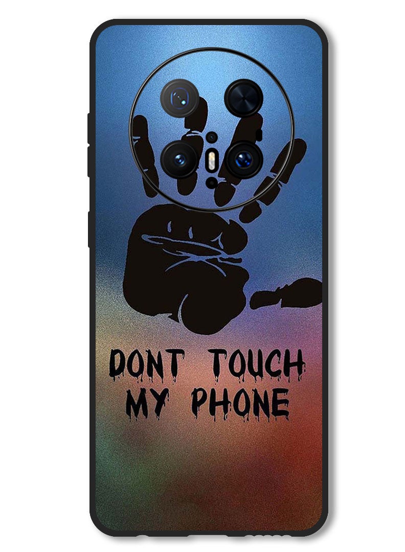 Theodor Case Compatible with Huawei Mate 70 Pro/ 70 Pro + Protection Shockproof Bumper Cover Dont Touch My Phone Hand - Image 1