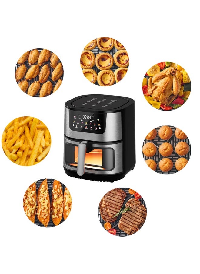 DubaiGallery Powerful 2800W Air Fryer Large Capacity 15 Liter Digital Control Healthy Cooking With Little Oil 360 Hot Air Technology Stylish Countertop Appliance For Modern Home Kitchen Family Meals Daily Use - Image 2