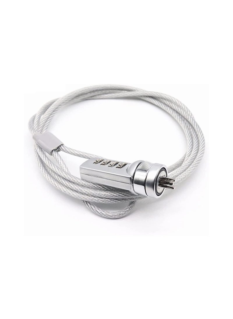 Generic - Cable Lock Anti-Theft Device For Laptop Security Cable Lock Combination For Desktop Computers - Image 1