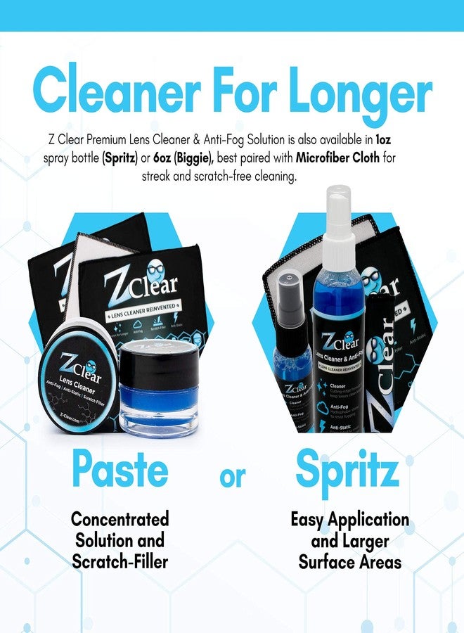 Z Clear Anti Fog Paste for Gl, Premium Lens Cleaner Paste, Anti-Fog, Anti-Static, Scratch Filler, 1 Pack and Microfiber Towel - - Image 4