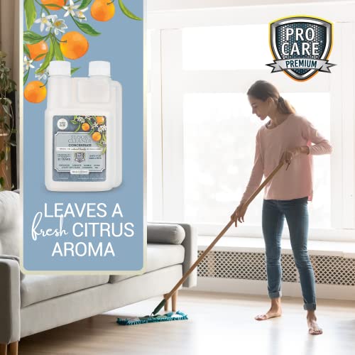 ProCare Citrus Floor Cleaner Concentrate (Made in USA) | Vinyl, Wood, Tile, Stone & Laminate Floor Cleaner For Mopping, Household Supplies, Cleaning Solution Concentrate For Kitchen & Bathroom - 8oz - Image 4