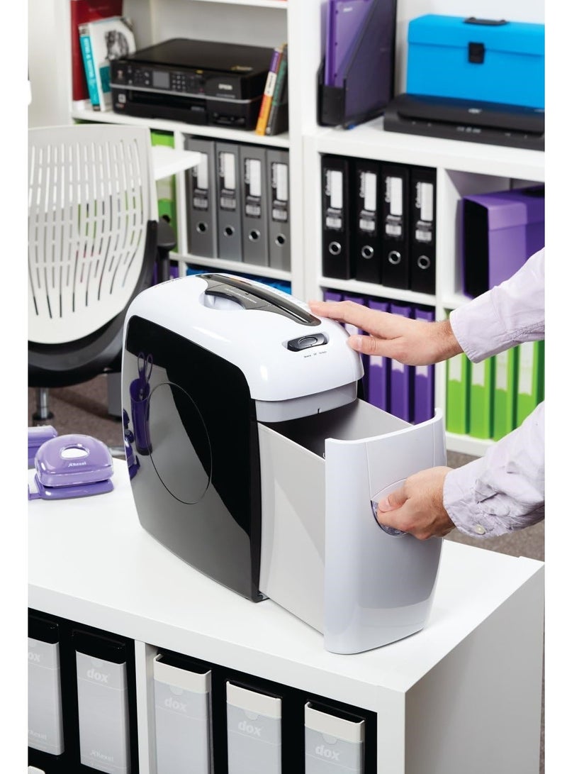 Generic Paper Shredder 5-Sheet Cross-Cut Shredder with 7.5L Bin, Quiet Operation for Home & Office Document Security Cross-cut document shredder  - Image 2