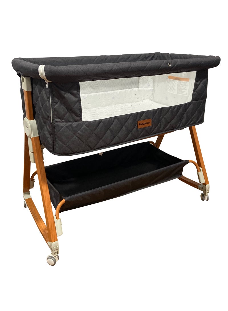 Babydream Portable Crib 6 Level adjustable height with mosquito net - Image 2