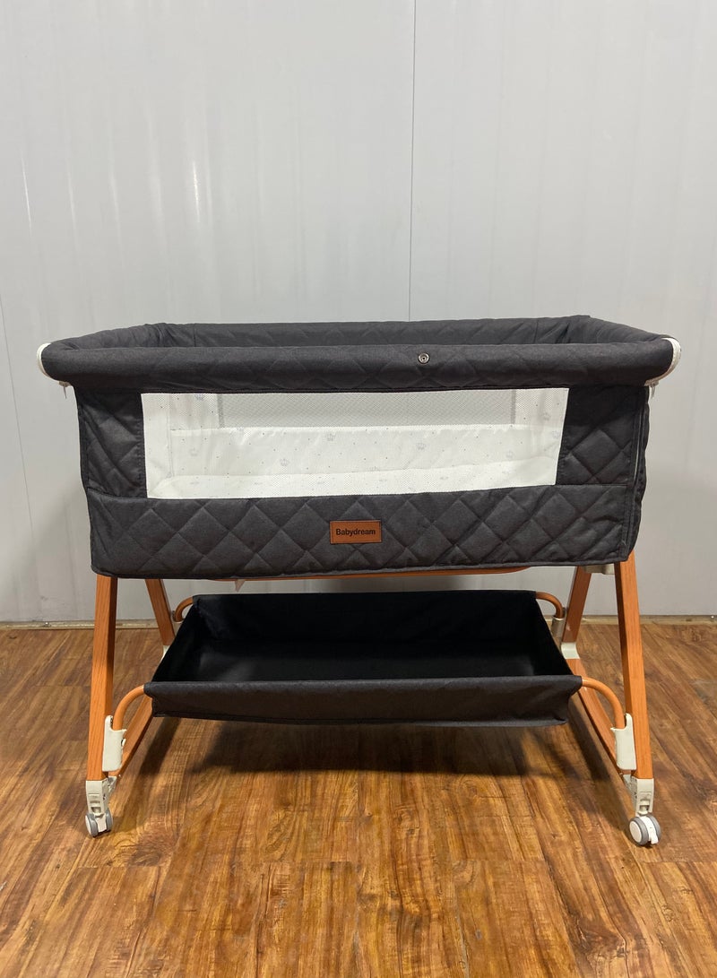 Babydream Portable Crib 6 Level adjustable height with mosquito net - Image 4
