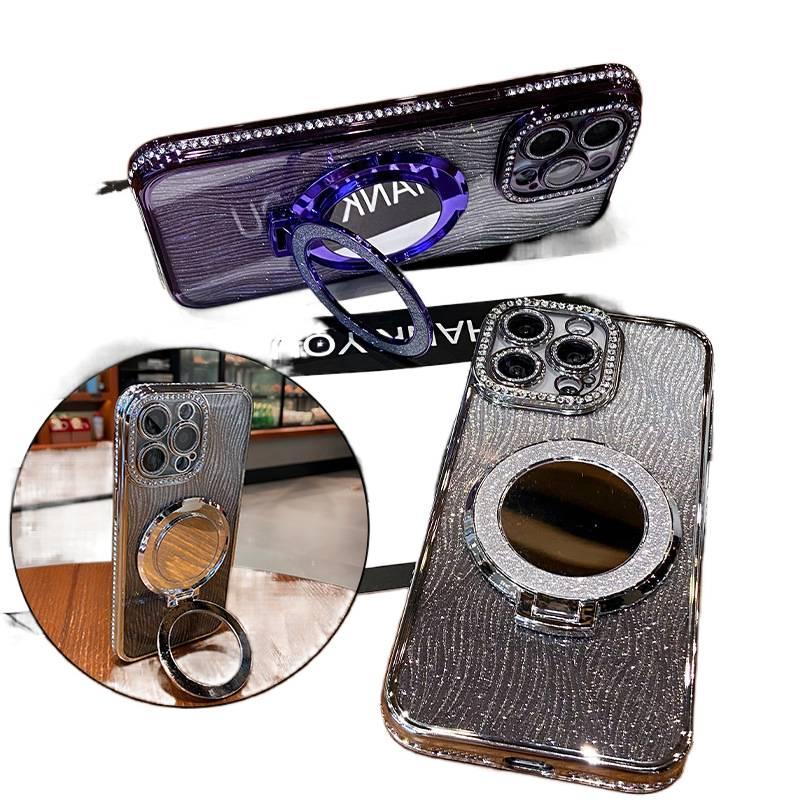 MagSafe Case | Water Ripple Pattern | Mirror | Cover for iPhone 15 / 15 Plus / 15 Pro / 15 Pro Max - Image 2