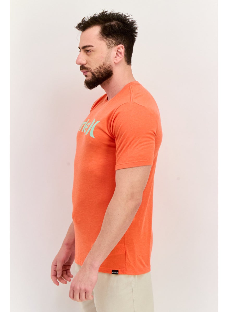 Men Crew Neck Brand Logo Short Sleeves T-shirts, Orange - pzsku/ZE4DFEACB31BAEAA6EE79Z/45/_/1737642506/f2572e6b-3f93-4307-b79c-94134872f963