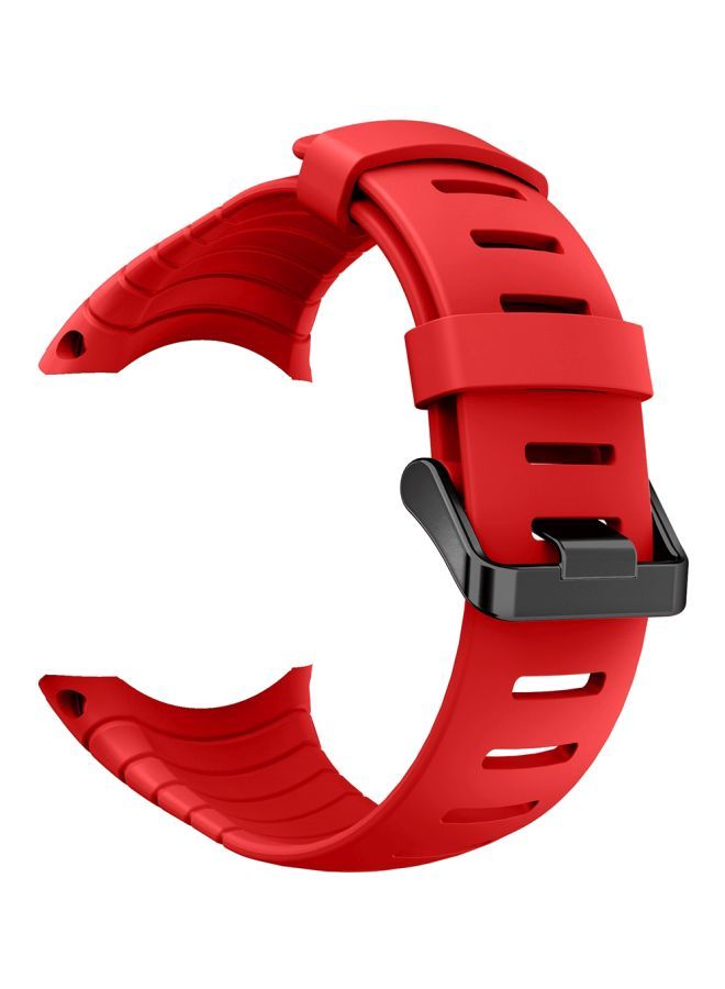 NIBEMINENT Silicone Replacement Band For Suunto Core Series Red - Image 1
