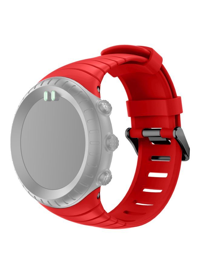 NIBEMINENT Silicone Replacement Band For Suunto Core Series Red - Image 3