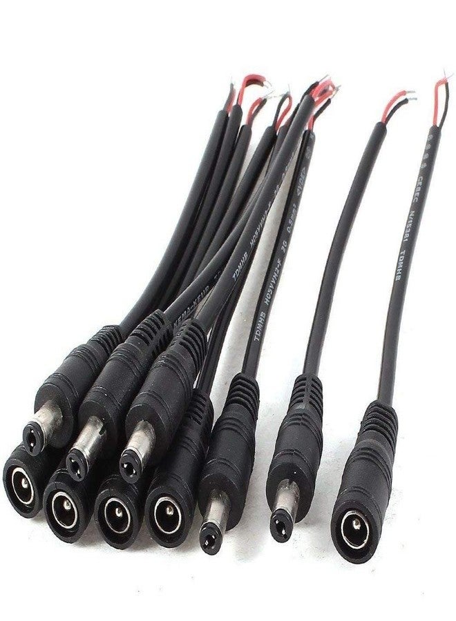 DHRUVPRO 20 Pcs DC Male & Female Connector Cable for CCTV Cameras Connections - Image 2