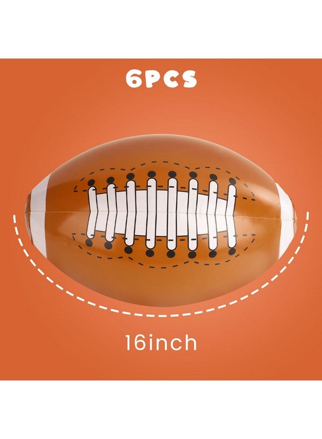 Shindel Inflatable Beach Balls, 16 Inch Large Blow Up Footballs Pool Toys for Party Supplies Decorations for Kids Birthday Summer Beach Water Games - Image 2