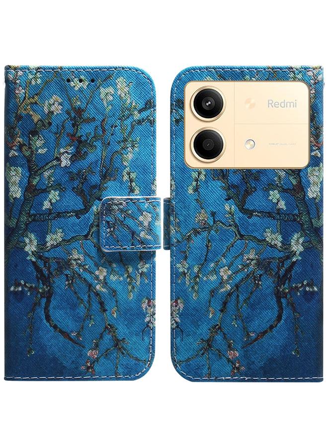Case For Xiaomi Redmi Note 13R Pro Coloured Drawing Flip Leather Phone Case