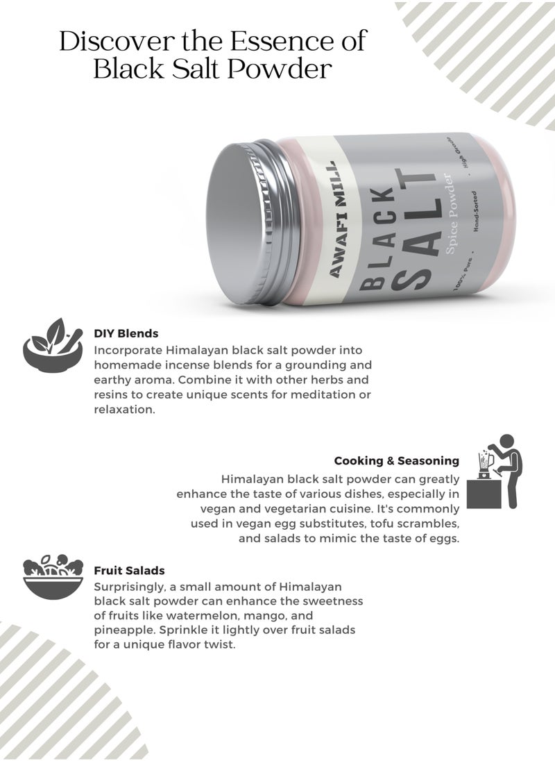 Awafi Mill Himalayan Black Salt Powder  - Image 2