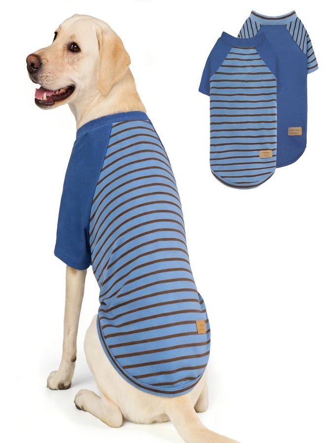KYEESE 2Pack Dog Sweater, Soft Pet Sweatshirt Stretchy Pullover Dog Sweater for Large Dogs Boy, Lightweight Fleece Pet Shirt Clothes with Sleeves, 3XL - Image 1