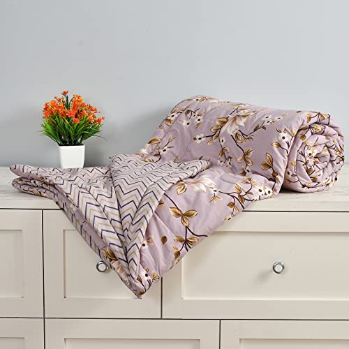 Florida Reversible Microfiber Comforter for Double Bed | Soft & Cozy 180 GSM AC Comforter | Polycotton Fabric for All Seasons - Image 4