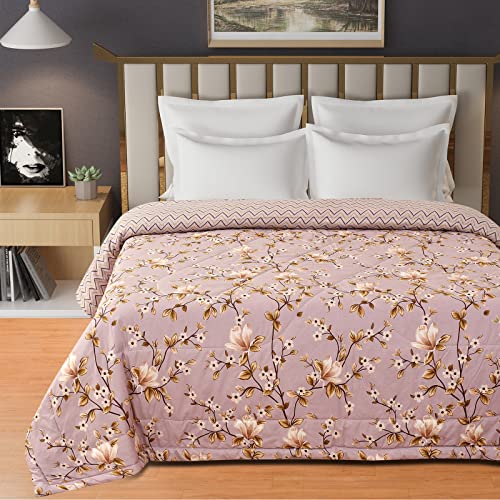 Florida Reversible Microfiber Comforter for Double Bed | Soft & Cozy 180 GSM AC Comforter | Polycotton Fabric for All Seasons - Image 1