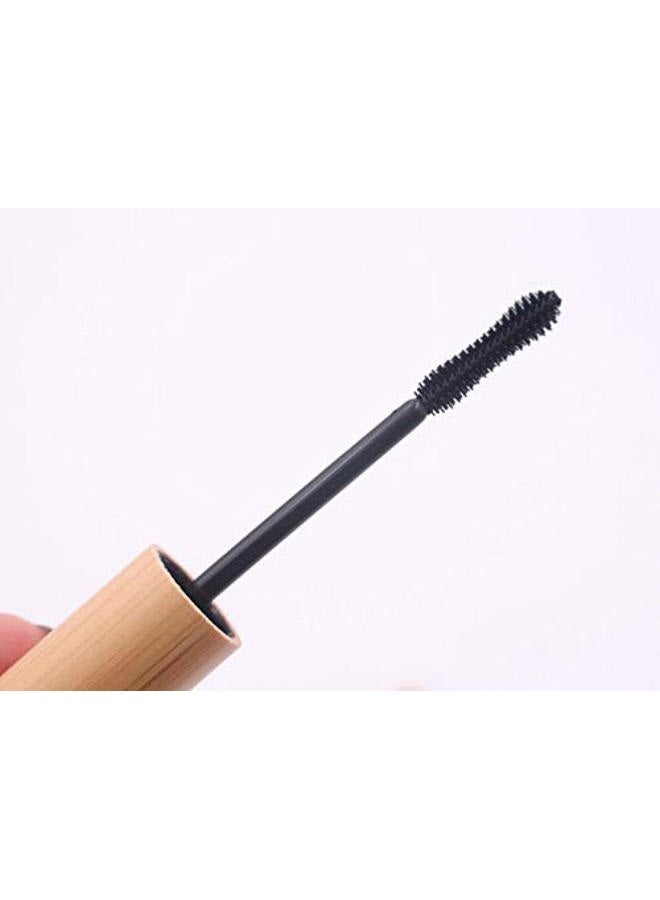 Natuworld 2Pcs 6ml Bamboo Mascara Tube Bottles Refillable Empty Eyelash Container Vials with Eyelash Wand and Plug for Eyelash Growth Oil DIY Mascara Travel Bottles Makeup Beauty Tools - Image 5